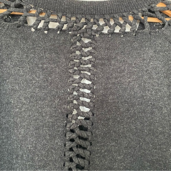 AllSaints Laurentia Braided Cardigan Size 12 - Picture 7 of 12